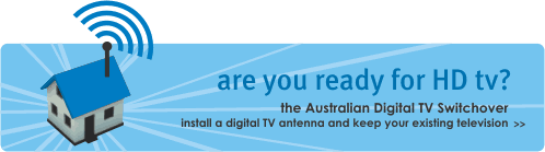 The Australian digital tv switchover - are you ready for HD TV?
